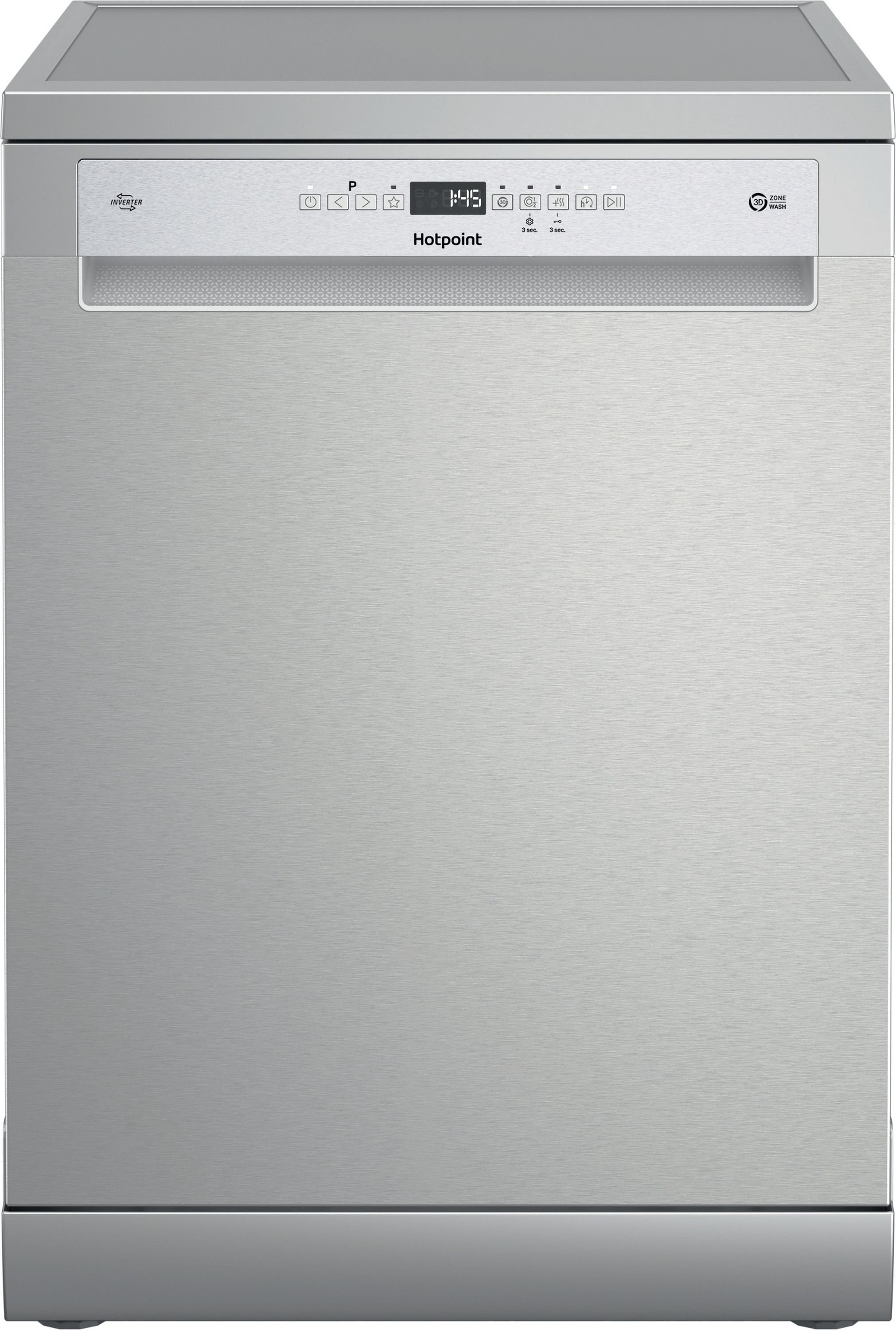 Hotpoint H8F HP51X UK Full Size Dishwasher - Stainless Steel - 15 Place Settings
